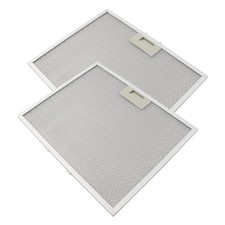 2 Pcs Aluminum Range Vent Hood Grease Filter Replace WB02X11011 Fit for GE Ho...