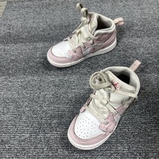 Nike Air Jordan 1 Mid Back2school Sneaker Calm Pink White Girls Child Toddler 9C