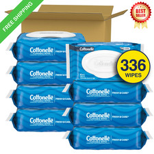 Fresh Feel Flushable Adult Wet Wipes 8 Pk Flip-Top 42ct 336 Packaging May Vary