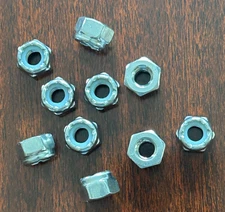 1/4-20  Stainless Steel Nylon Insert Hex Lock Nuts (QTY 50) NEW