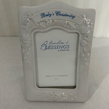 Enesco Baby Picture Frame Christening 3.5" X 5"