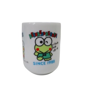 Vintage 1991 Sanrio Kerokero Keroppi Character Ceramic Cup White