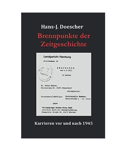 Brennpunkte der Zeitgeschichte: Karrieren vor und nach 1945, Doescher, Hans-J. - Afbeelding 1 van 1