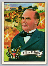 1972 Topps U.S. Presidents #24 William McKinley 25th President