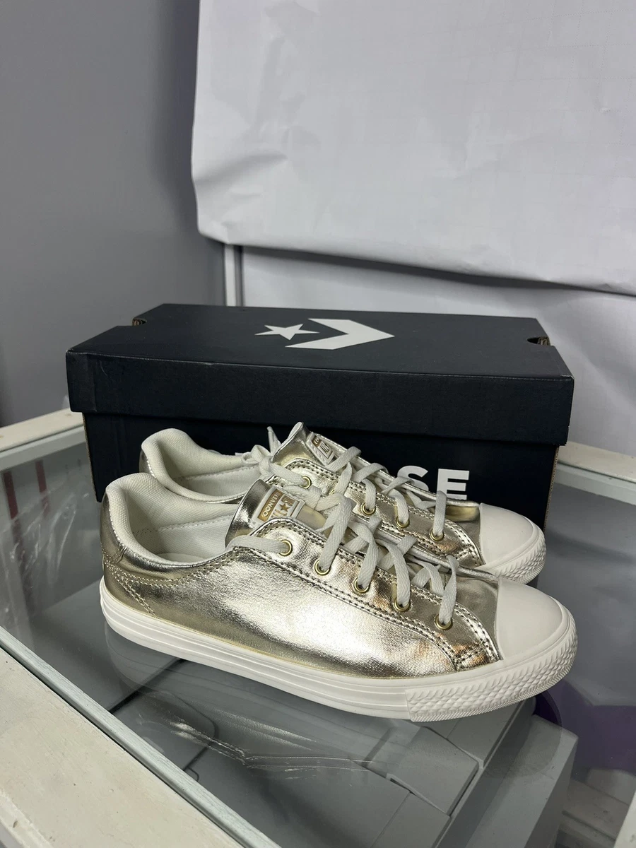 converse metallic gold products for sale | eBay