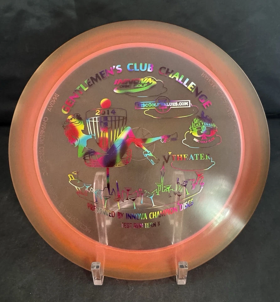 2014 GCC TEST RUN TERN-X Champion Disc Golf Innova NEW 173g SWIRLY Pink w/ COA - Image 2 of 4