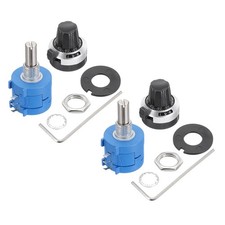2 Set 3590S-2-101L 100ohm Precision Multi Turn Wirewound Potentiometer Type 3