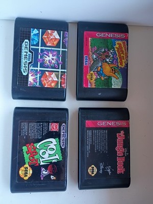 Sega Genesis Game Cartridges