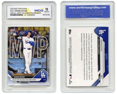 大谷翔平&トラウト topps now MVP award special 2025 MLB Topps Now SHOHEI OHTANI Most Valuable Player MVP Card #OS