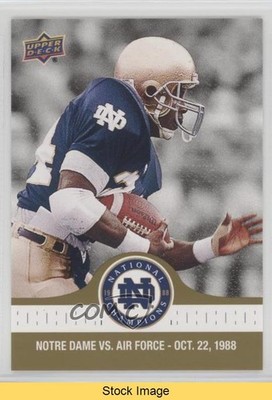 2017 Notre Dame 1988 Championship Gold Mark Green Opens the Scoring #52 READ kr0