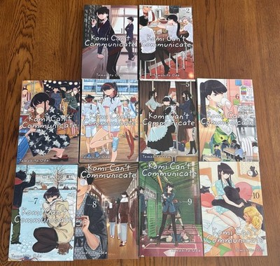 Komi Can't Communicate (Komi-san) manga set Volumes 1-10 Collection (English)