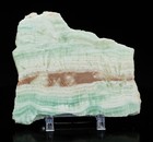 Caribbean Calcite Slab Blue Aragonite Slice from Pakistan 4.86” 7.90oz H2355 — photo 1