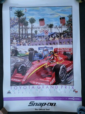 Toyota Grand Prix Long Beach By Randy Owens SNAP ON Poster 28”x18