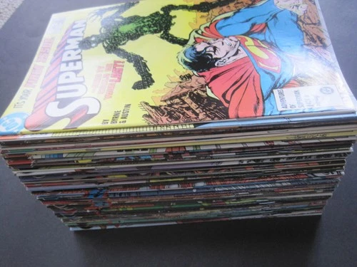 Vintage lot of 80 Superman Vol 2 Comics #1 - 105  (1987 - 1995) VF/NM