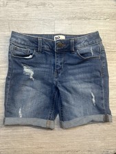 SO Girls Bermuda Shorts Sz 10 Adj Waist