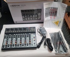 Behringer XENYX 1002B 10-Input 2-Bus Mixer with XENYX Preamps - 9V BATTERY OPT