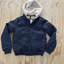 Abercrombie Boys 13/14 Fleece Lined Nylon Coat