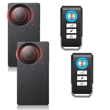 Loud 150dB Wireless Anti-Theft Vibration Motorcycle Bicycle Bike Alarm Security