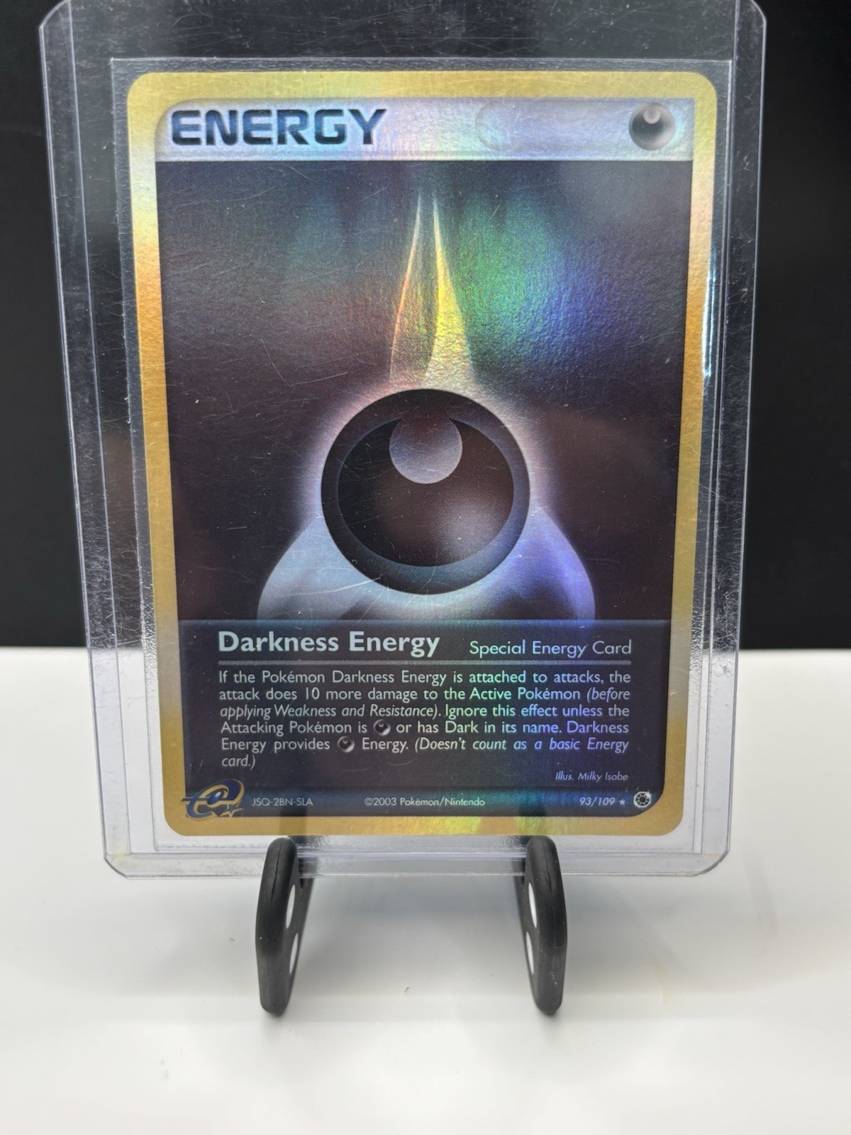 Darkness Energy 93/109 2003 Pokemon Card