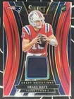 2024 Panini Select - Draft Selection Memorabilia Drake Maye  Red Prizm (MEM, RC)