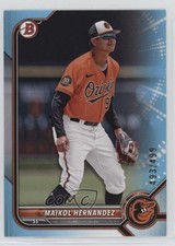 2022 Bowman Draft Sky Blue 493/499 Maikol Hernandez #BD-106 0l2