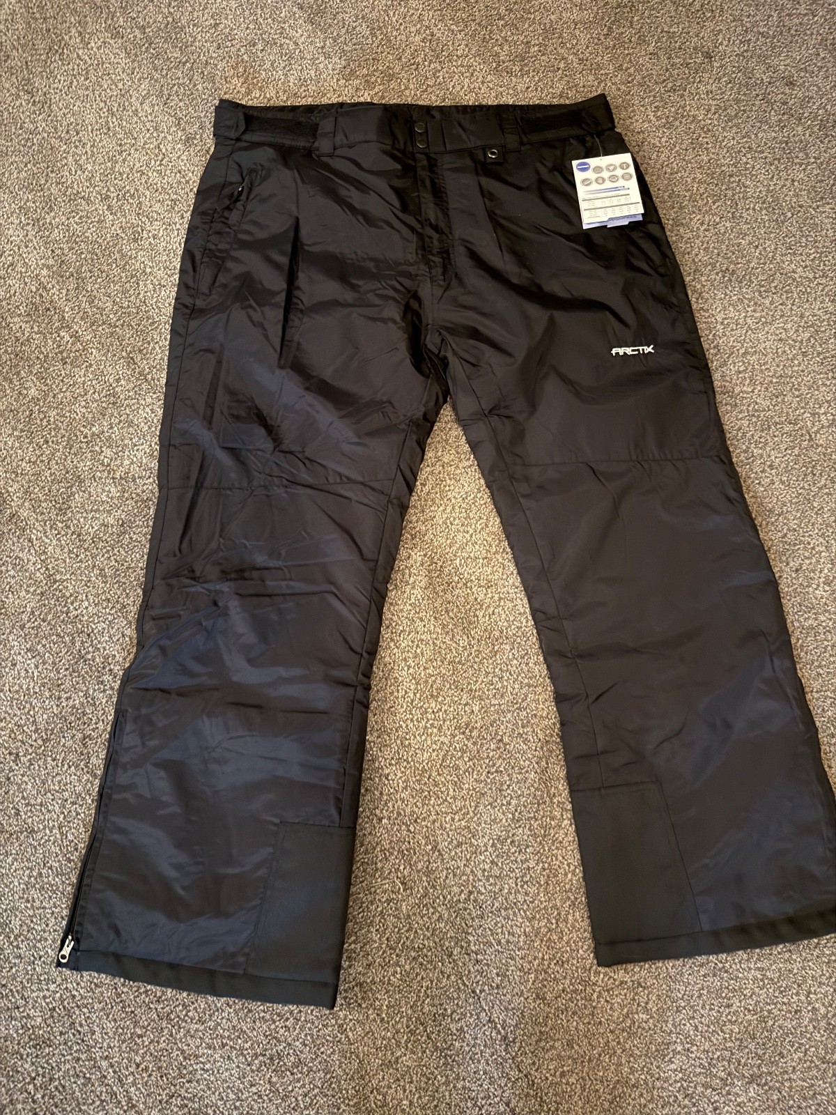 NEW ARCTIX Snow Sports Men's Cargo Pants, Size XL - Black