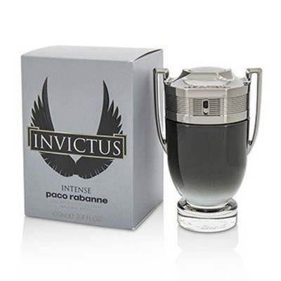 Paco Rabanne Invictus Intense Eau De Toilette Spray 100 ml Neu und Ovp