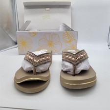 Yellow Box Marcy Womens Wedge Platform Flip Flop Thong Sandals US 7.5 M 35511