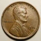 1914 P Lincoln Wheat Cent Penny EF-AU  Actual Coin Pictured