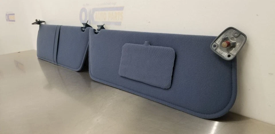 1995 FORD F250 SUPER DUTY SUN VISOR SET PAIR LEFT RIGHT BLUE - Image 3 of 4