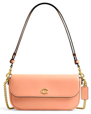 Coach Brook Flap Chain Shoulder X-Body Bag CAN90 In PEACH Calf