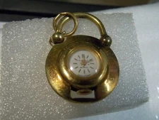 VINTAGE INCABLOC  15 JEWEL  WATCH PENDANT    MADE IN FRANCE
