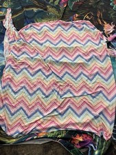 Little Sleepies Swaddle Chevron Blanket Set Bamboo Rainbows 44x44 H52