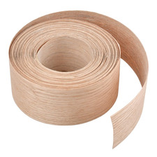 50Mm Wood Veneer Strip 7.5M Oak Veneer Edging Tape,Pre-Glued Veneer Roll Preglue