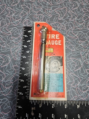 #ad Vintage Tire Pressure Gauge Kmart Shock proof New Old Stock $9.00