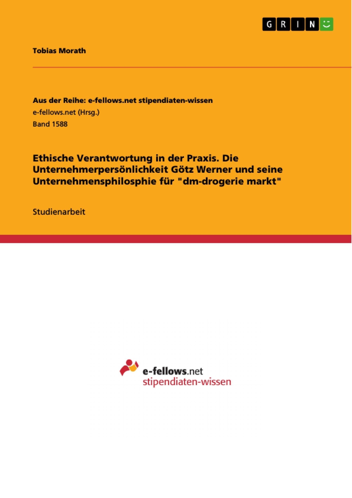 Thumbnail - Tobias Morath | Ethische Verantwortung In Der Praxis. Die...