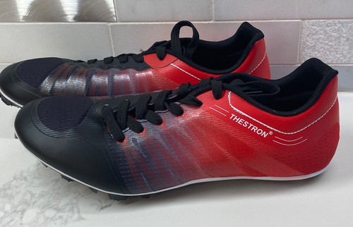 Botines de atletismo zapatos profesionales para correr rojo/negro Thestron EUR 42 - Imagen 3 de 6