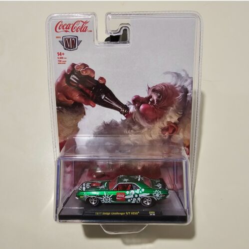 NEW RELEASE 2024 M2 Machines Christmas Coca Cola 1971 Dodge Challenger R/T Hemi - Picture 2 of 7