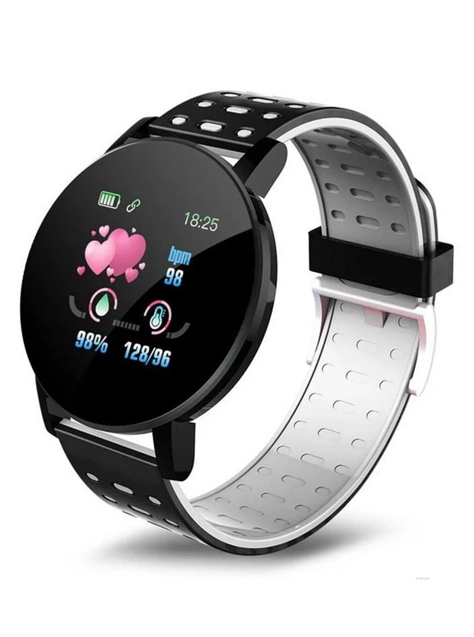 Smart Watch iOS & Android Blood Pressure Fitness Tracker Sports Wristwatch