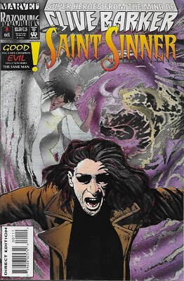 Clive Barker´s Saint Sinner No.1 / 1993 Embossed Cover Elaine Lee & Max Douglas
