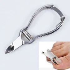 Barrel Spring Toe Nail Nipper Clipper Stainless Steel Heavy Duty