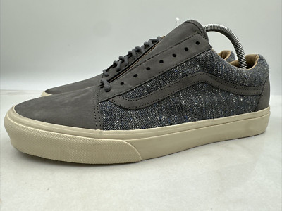 Vans Shoes Mens Sz 11 Old Skool Tweed Sneakers Gray