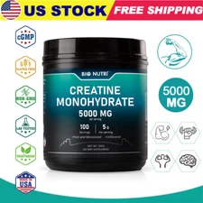 Pure Unflavored Creatine Powder Support Muscles, Cellular Energy 5000mg/Serving