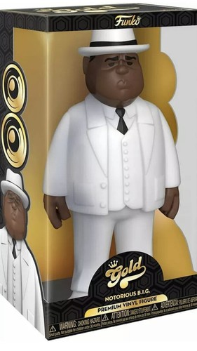 Funko Pop Vinyl Gold 12 Biggie Smalls White Suit Notorious | Envío Gratis