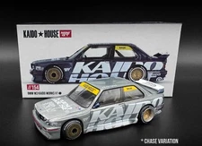 Chase!  Mini GT x Kaido House  1:64 BMW M3 (E30) Kaido Works V1 KHMG154