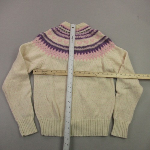 Woolrich Sweater Womens Medium Long Sleeve Button Front Wool Blend - Picture 5 of 9