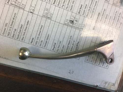 NOS 1960-82 HONDA CA72 CA77 CB125 CLUTCH LEVER 53190-410-000 - Picture 2 of 2