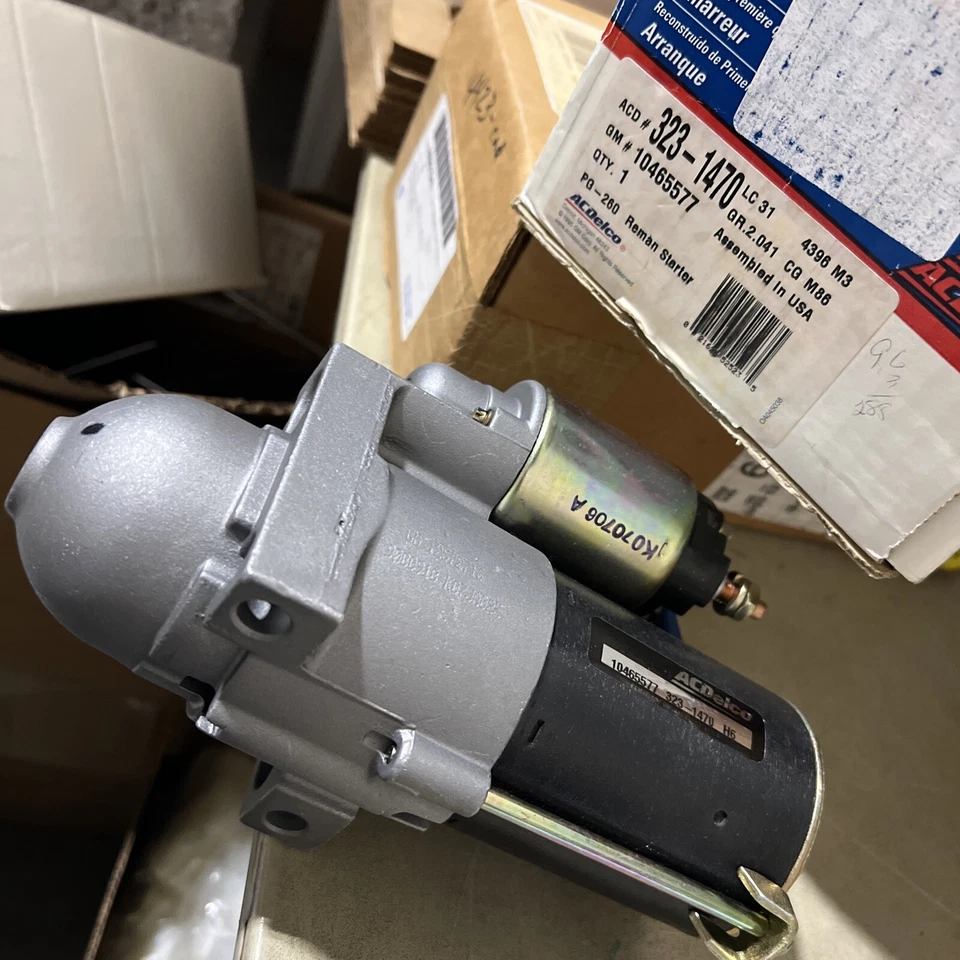 Genuine ACDelco GM Original Equipment 323-1470 Reman Starter Motor GM# 10465577 - Image 3 of 4