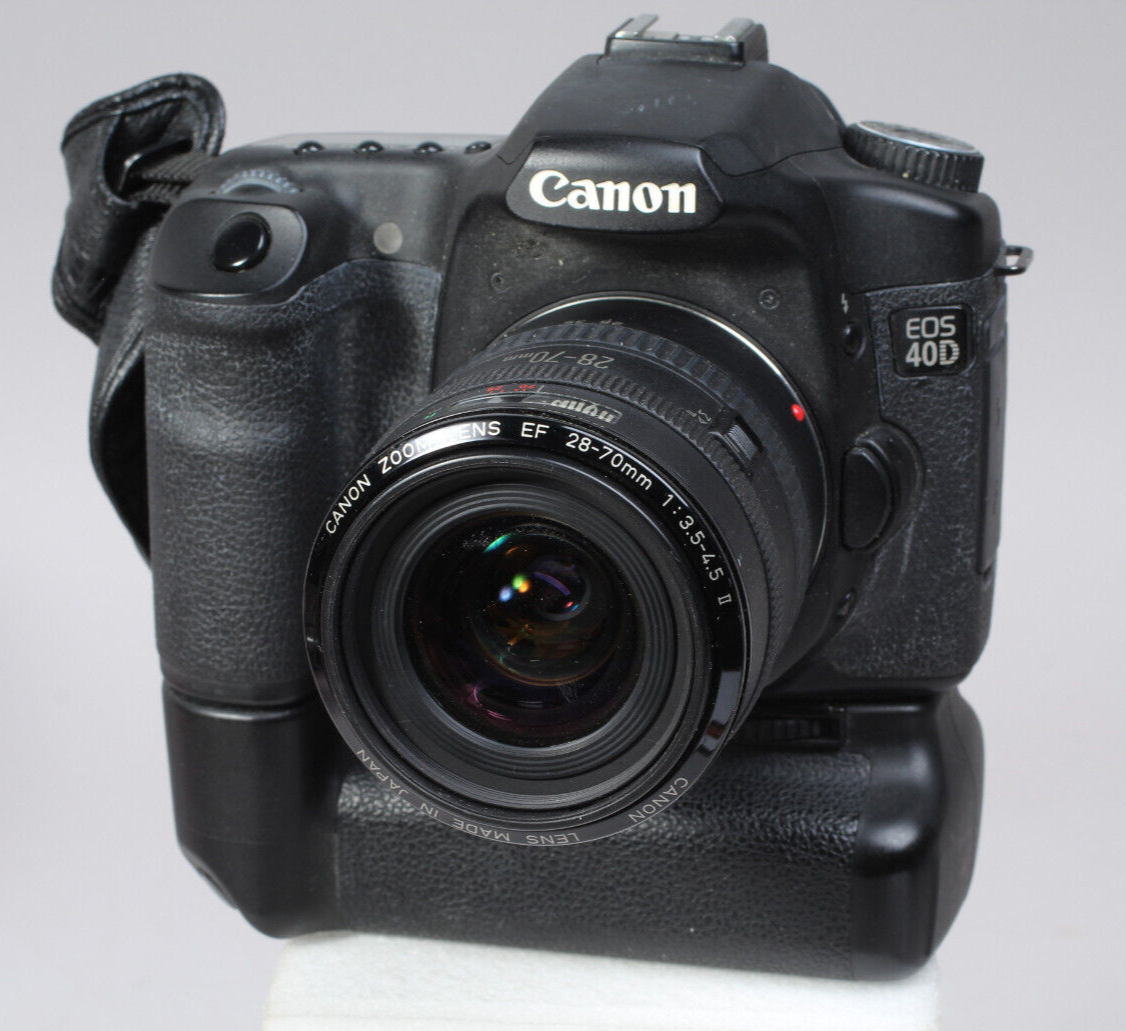 【S2129】Canon EOS 40D + EF 28-70 3.5-4.5 WORKING CANON EOS 40D DSLR W CANON EF 28-70MM F/3.5-4.5 W