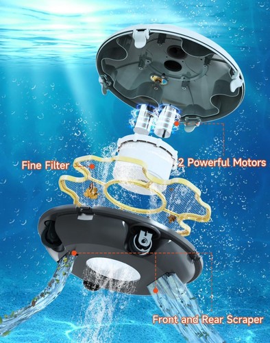 Lydsto P1-JZ-B Cordless Robotic Pool Cleaner - Automatic Pool Vacuum - BNIB - - Picture 5 of 6